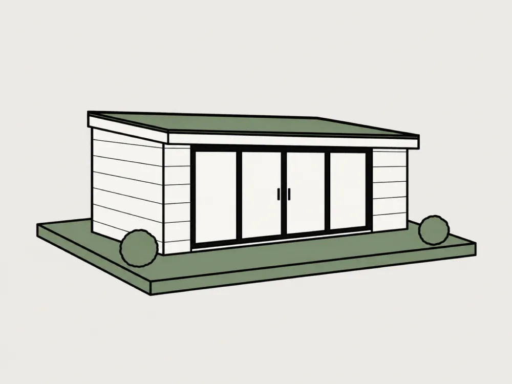 Zero Maintenance garden-room concept